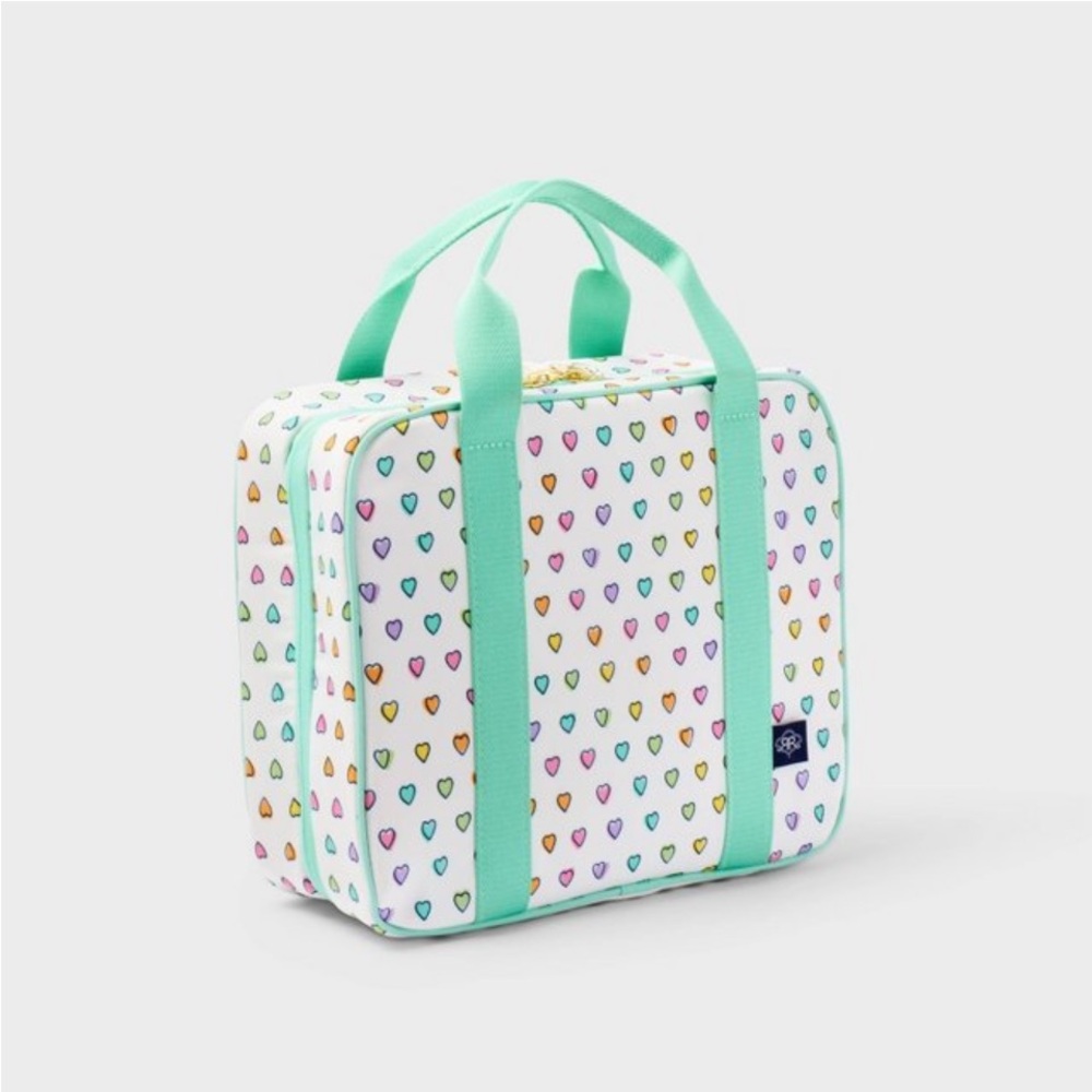 NWT Roller Rabbit x Target disco hearts wave hanging toiletry bag